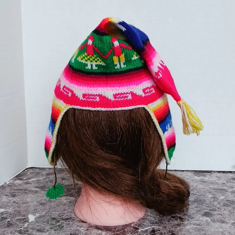 Peruvian Chulla Winter hat - Picture 3 of 9